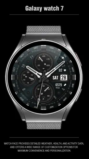 WFP 308 Business watch face screenshot 5