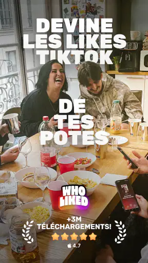 WhoLiked? – Le jeu des Likes screenshot 1