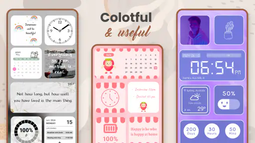 Widget 2026: Widget Esthétique screenshot 10