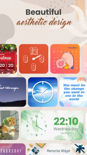 Widget 2026: Widget Esthétique screenshot 7