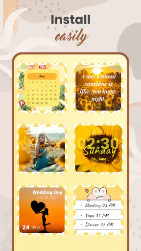 Widget 2026: Widget Esthétique screenshot 8
