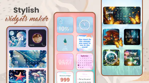 Widget 2026: Widget Esthétique screenshot 9