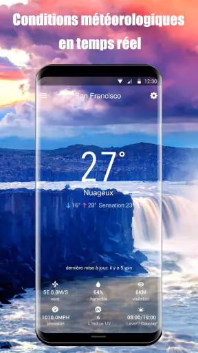Widget de prévision météo screenshot 2
