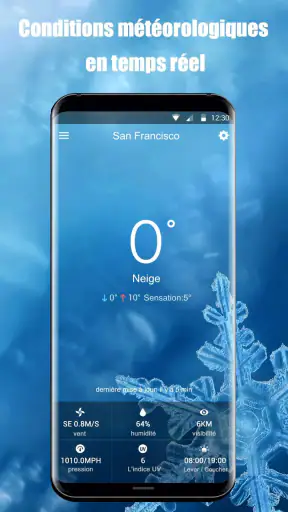 Widget de prévision météo screenshot 3