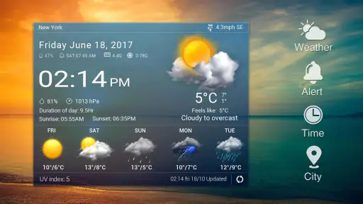 Widget de prévision météo screenshot 6