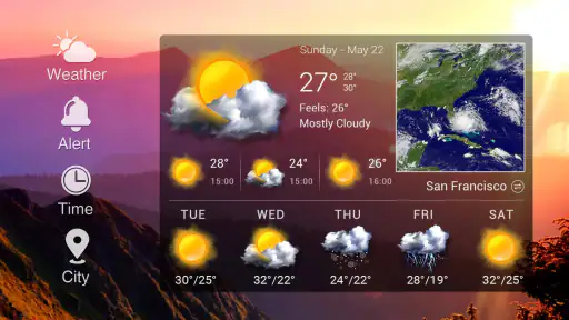 Widget de prévision météo screenshot 9