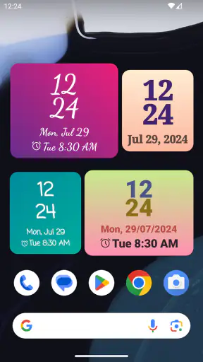 Widget d'horloge screenshot 3