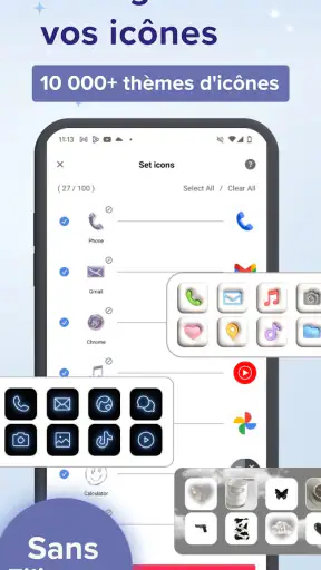 WidgetClub:Widget, Icône,Thème screenshot 5