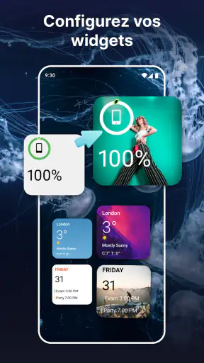 Widgets OS 18: Widgets Colorés screenshot 11