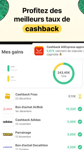 Widilo: Cashback & codes promo screenshot 10