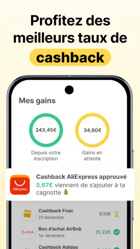 Widilo: Cashback & codes promo screenshot 2