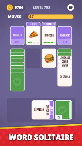Word Solitaire: Associer screenshot 1