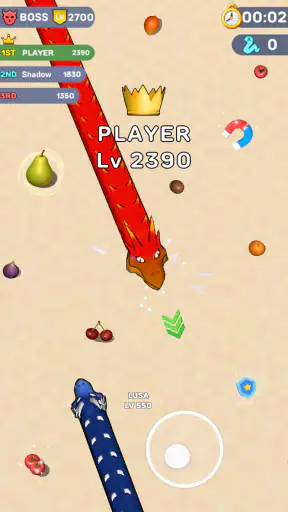 Worms .io Hungry Game screenshot 10