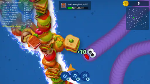 Worms Zone .io Jeux de Serpent screenshot 10
