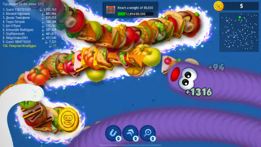 Worms Zone .io Jeux de Serpent screenshot 11
