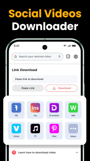 X Video Downloader, Lecteur HD screenshot 1