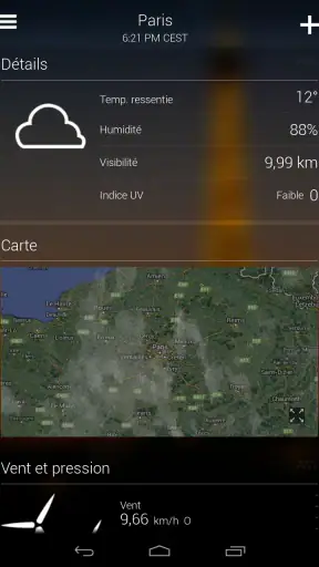 Yahoo Météo screenshot 11
