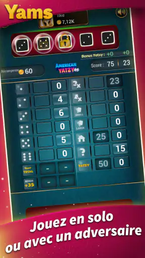 Yams - Jeu de Dés Hors ligne screenshot 11