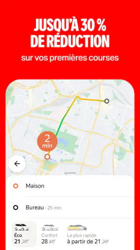Yango - des courses abordables screenshot 2