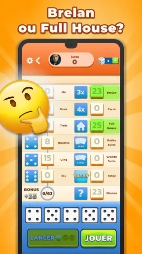 Yatzy - Jeu de dés screenshot 4