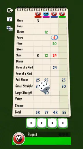 Yatzy Multijoueur en ligne screenshot 7