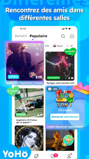 YoHo : Chat vocal de groupe screenshot 2