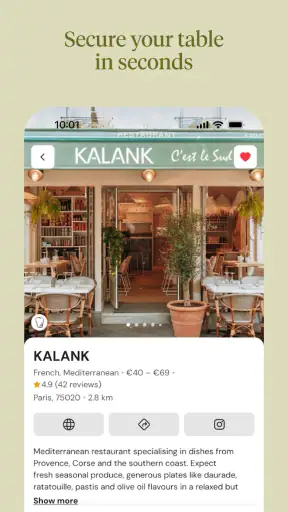 Zenchef screenshot 4