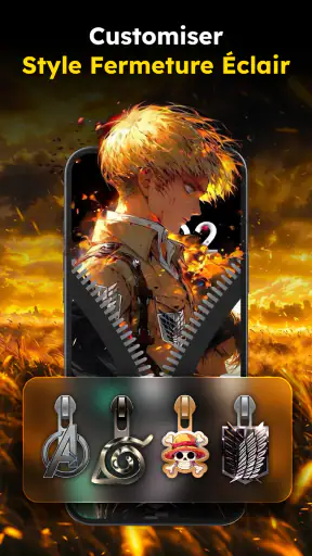 Zipper Lock Wallpapers Screen screenshot 10