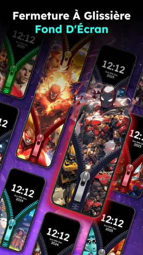 Zipper Lock Wallpapers Screen screenshot 11