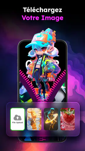 Zipper Lock Wallpapers Screen screenshot 12