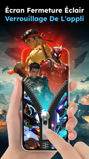 Zipper Lock Wallpapers Screen screenshot 9