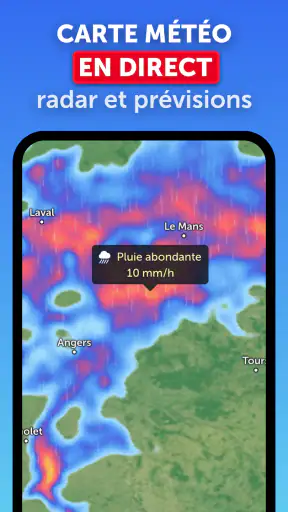 Zoom Earth - Prévisions météo screenshot 1