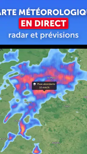 Zoom Earth - Prévisions météo screenshot 11