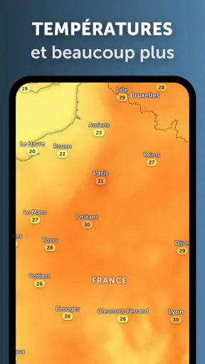Zoom Earth - Prévisions météo screenshot 5