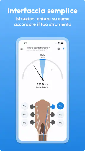 Accordatore Chitarra LikeTones screenshot 2
