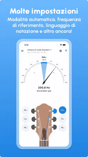 Accordatore Chitarra LikeTones screenshot 8