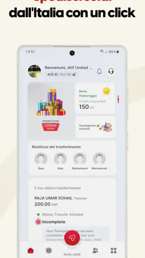 ACE Money Transfer: Invia dena screenshot 2