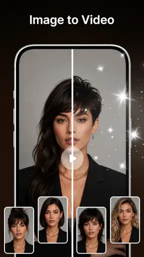 AI Hairstyle Try On & Color screenshot 2