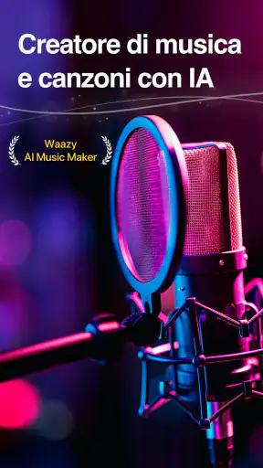 Generatore di musica AI, Waazy screenshot 1