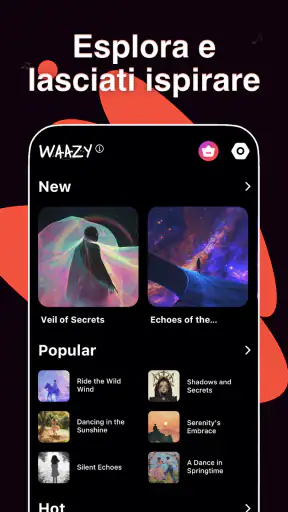 Generatore di musica AI, Waazy screenshot 4