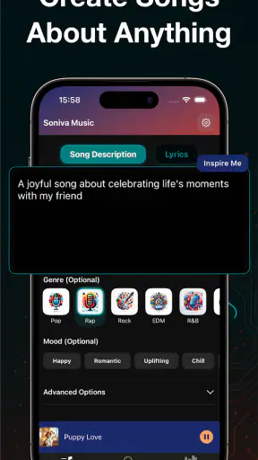 AI Song Maker: Soniva Music screenshot 2
