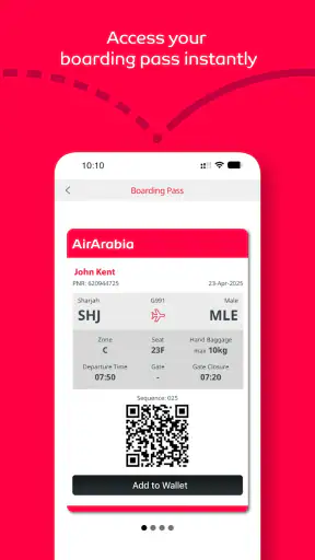 Air Arabia (official app) screenshot 7