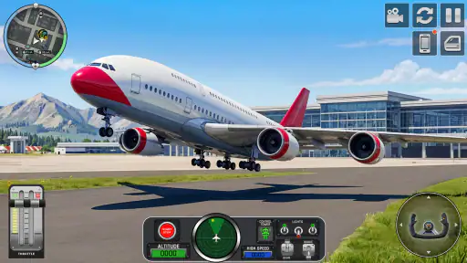 Airplane Flying Jet Simulator screenshot 10