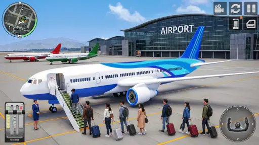 Airplane Flying Jet Simulator screenshot 6