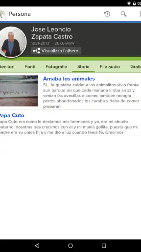 Albero di FamilySearch screenshot 11