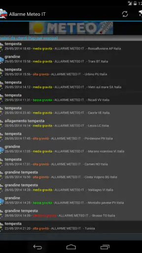 Allarme Meteo IT screenshot 12