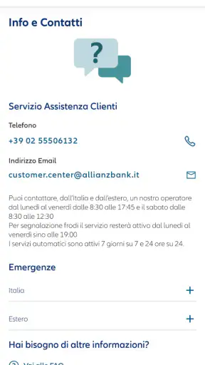 Allianz Bank screenshot 2