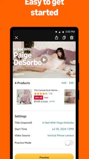 Amazon Live Creator App screenshot 2