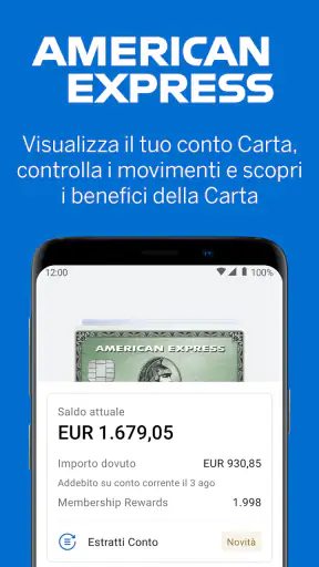 Amex Italia screenshot 1
