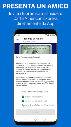 Amex Italia screenshot 4